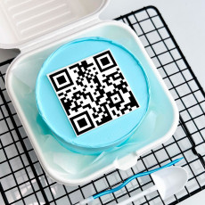 Бенто-торт с QR кодом