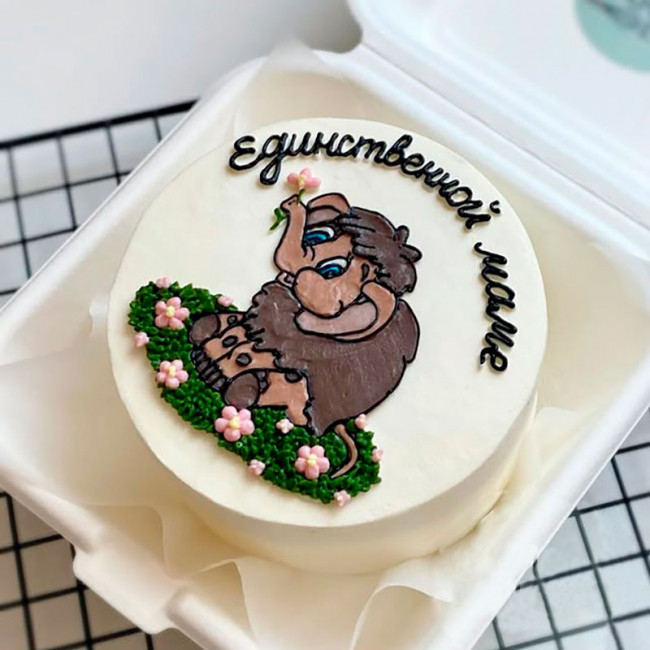Бенто-торт мамонтенок