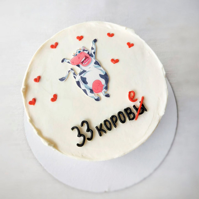 Бенто торт 33 корове
