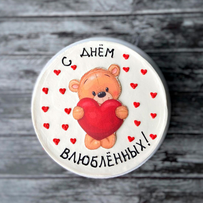 Бенто торт парню на 14 февраля
