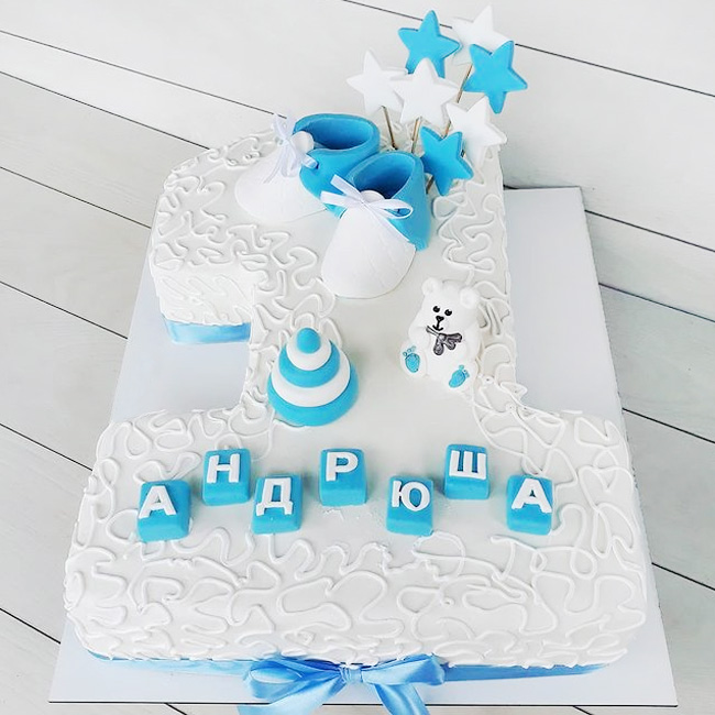 Торт в виде единички