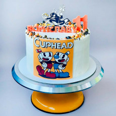 Торт для фаната Cuphead
