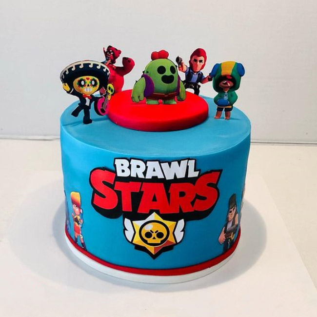 Торт Brawl Stars Леон оборотень