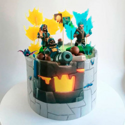 Торт в стиле Clash Royale