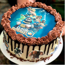 Торт Clash Royale без мастики