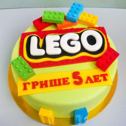 Детский торт Лего