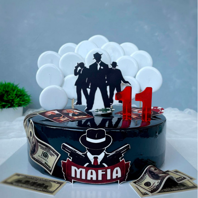 Торт по мотивам игры Мафия