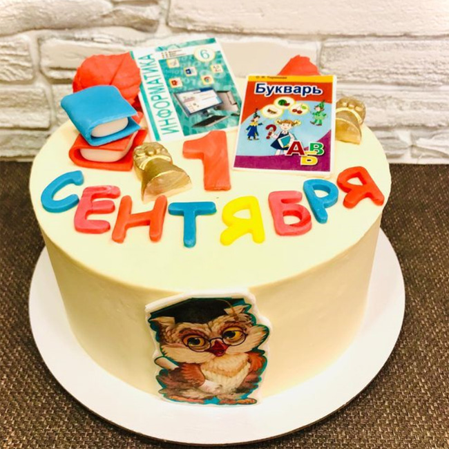 Торт на 1 сентября 3 класс