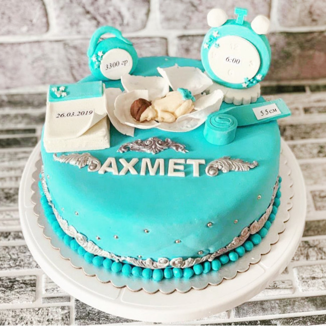 Торт на рождение мальчика