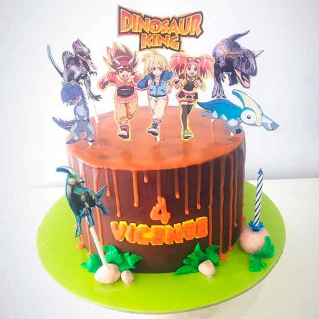 Торт Аниме Dinosaur King