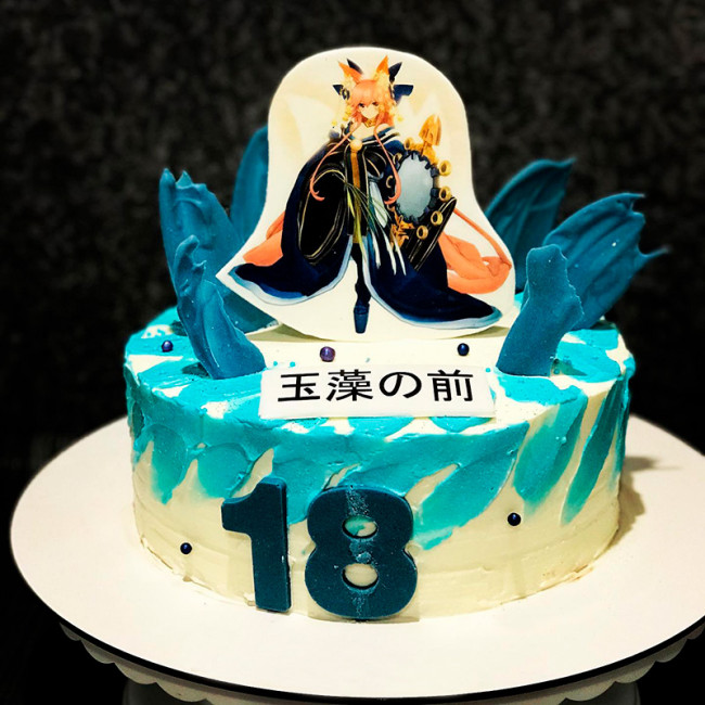 Торт на тему аниме Tamamo no Mae