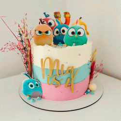 Торт девочке Angry Birds