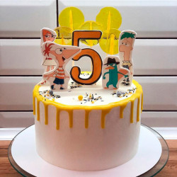 Торт Финес и Ферб на 5 лет