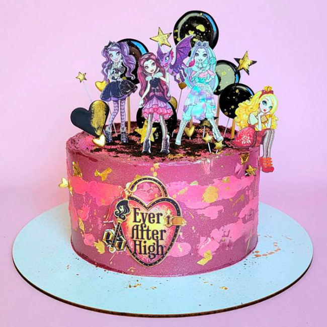Торт по мультику Ever After High