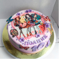 Торт ever after high для девочки на 10 лет