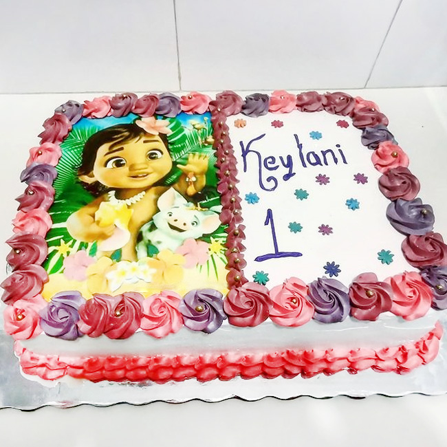 Торт в стиле Moana