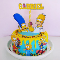 Торт с Симпсонами