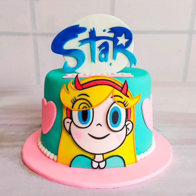 Торт по мультику Star Butterfly