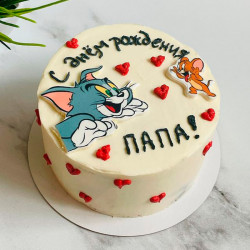 Торт Том и Джерри без мастики