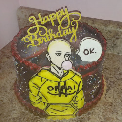 Торт Аниме One Punch Man
