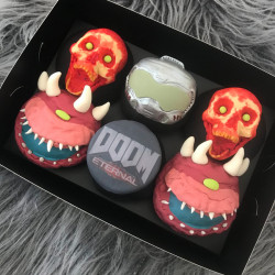 Капкейки в стиле игры DOOM