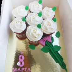 Капкейки на 8 марта женщине