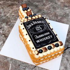 Торт бутылка Виски Jack Daniels