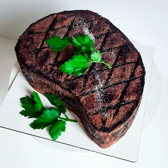 Торт кусок мяса