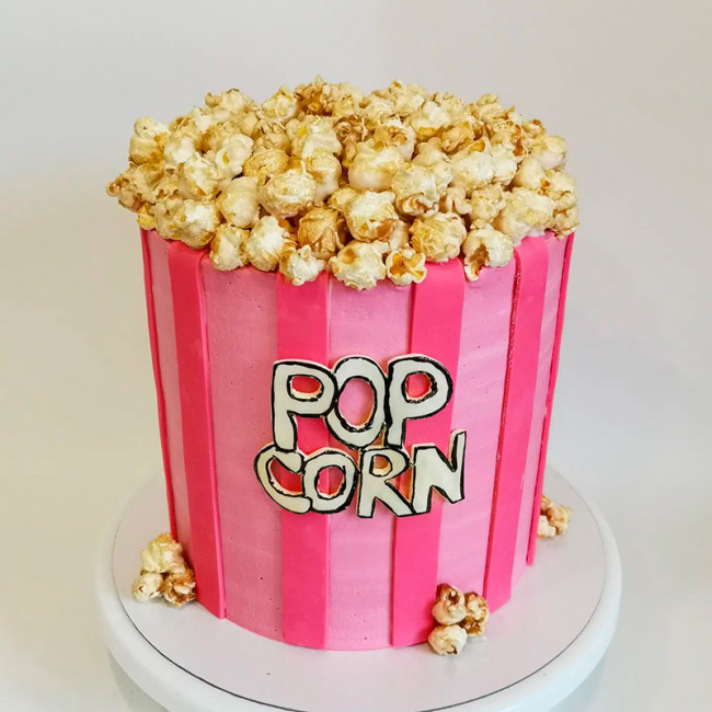 Торт ведро popcorn