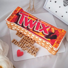Торт шоколадный батончик Twix