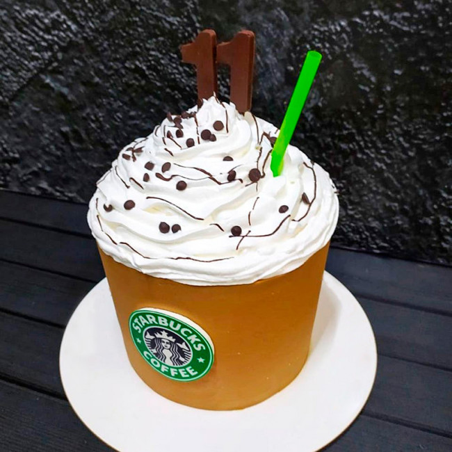 Торт стакан кофе Starbucks