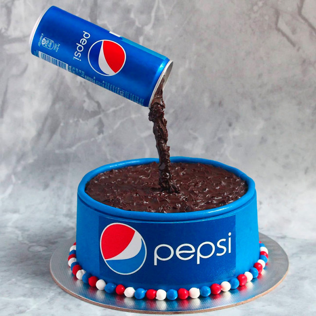 Торт в стиле Pepsi