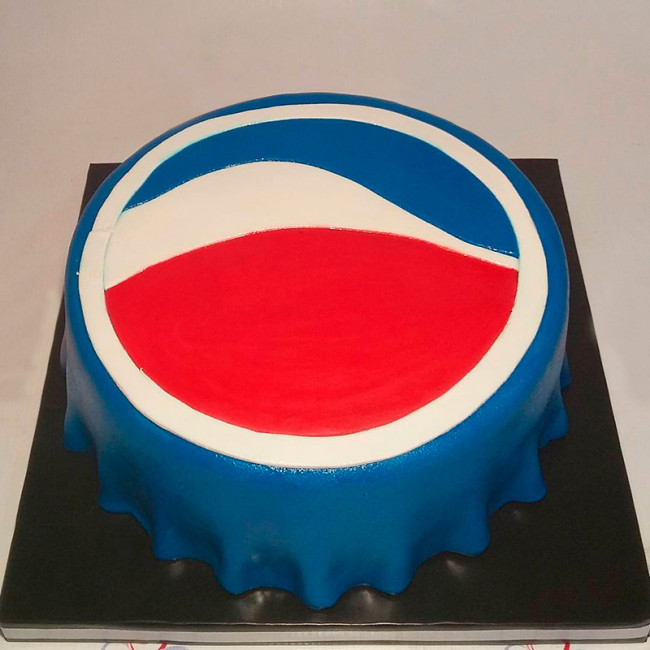 Торт крышка Pepsi