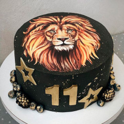 Черный торт на 11 лет