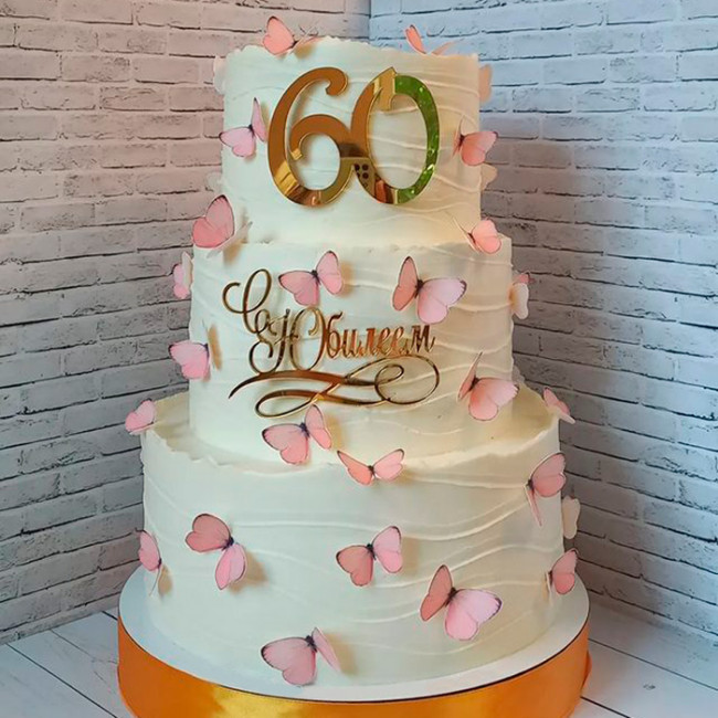 Торт на юбилей 60 лет женщине