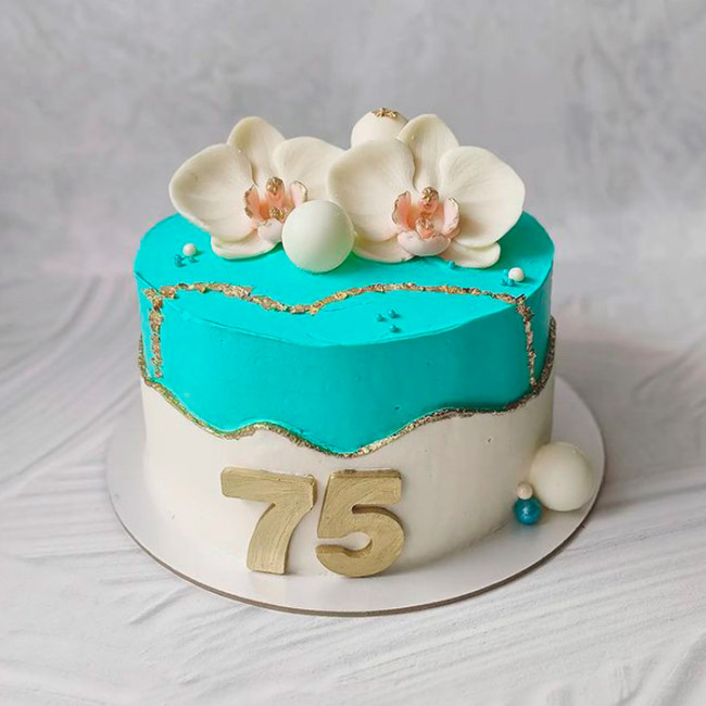 Торт на 75 лет женщине