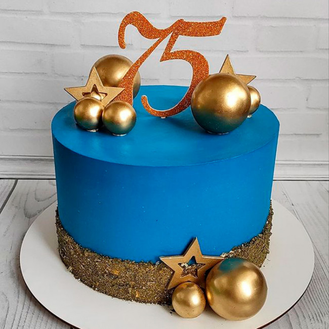 Торт мужчине на 75 лет