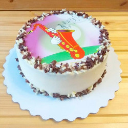 Торт для юного саксофониста