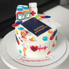 Торт фармацевту на защиту диплома