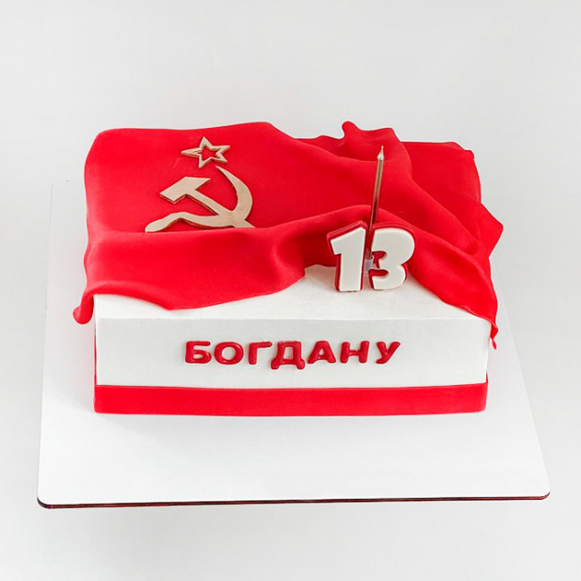 Торт флаг СССР