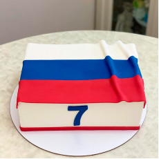 Торт флаг России