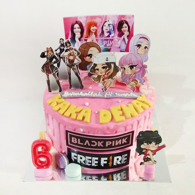 Торт группа K-POP Блэкпинк