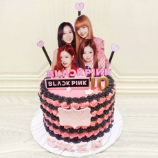 Торт BlackPink на 10 лет
