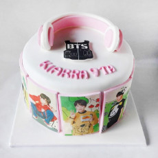 Торт на тему BTS