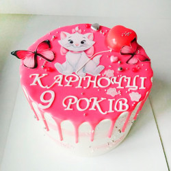 Торт с кошечкой Мари