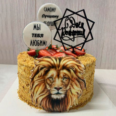 Торт лев для мужчин