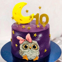 Торт совушка на 10 лет